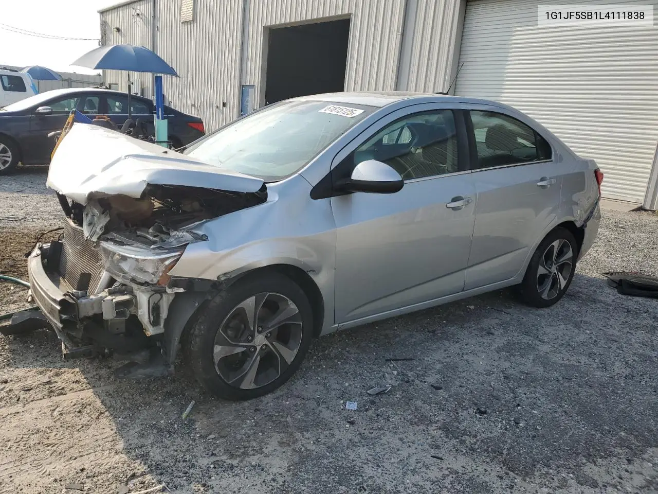 2020 Chevrolet Sonic Premier VIN: 1G1JF5SB1L4111838 Lot: 61815125