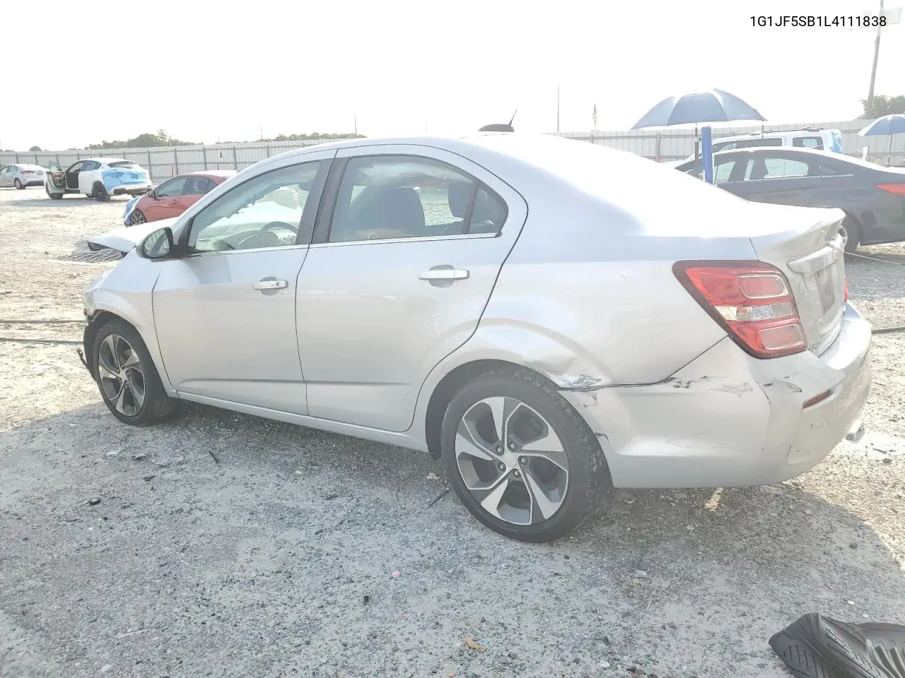 2020 Chevrolet Sonic Premier VIN: 1G1JF5SB1L4111838 Lot: 61815125