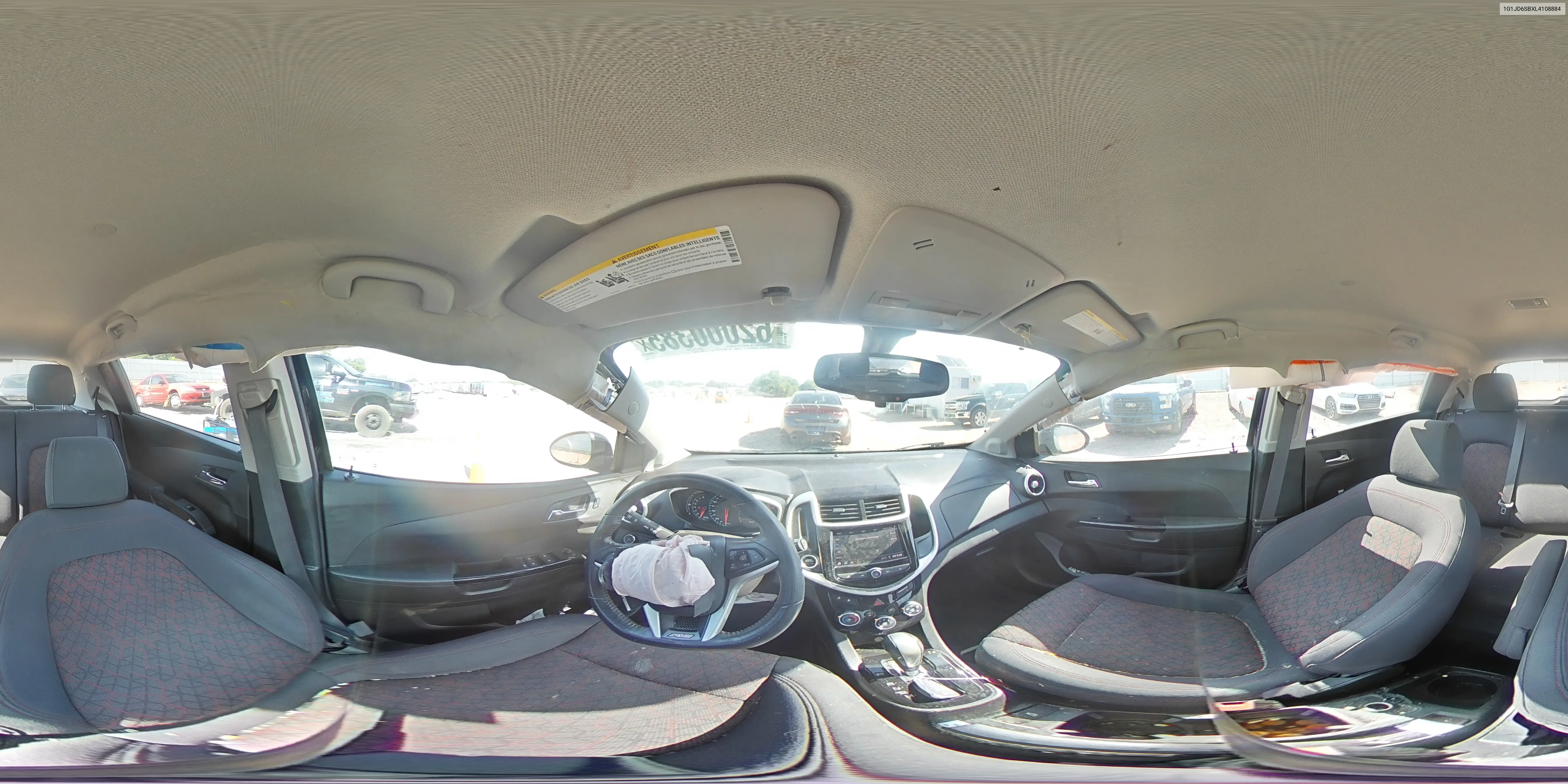 2020 Chevrolet Sonic Lt VIN: 1G1JD6SBXL4108884 Lot: 62000385