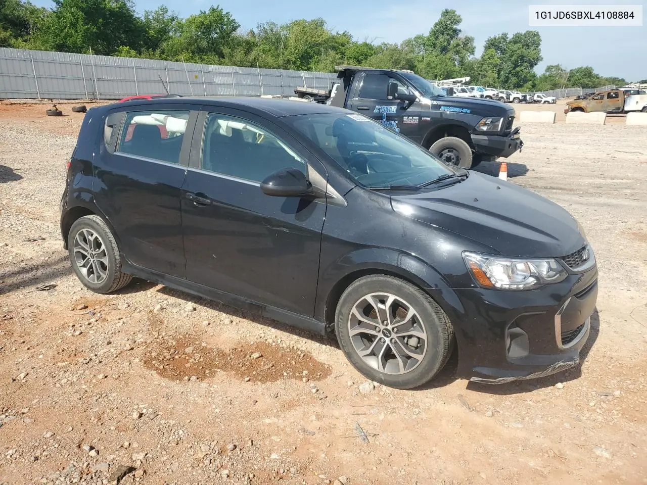 2020 Chevrolet Sonic Lt VIN: 1G1JD6SBXL4108884 Lot: 62000385