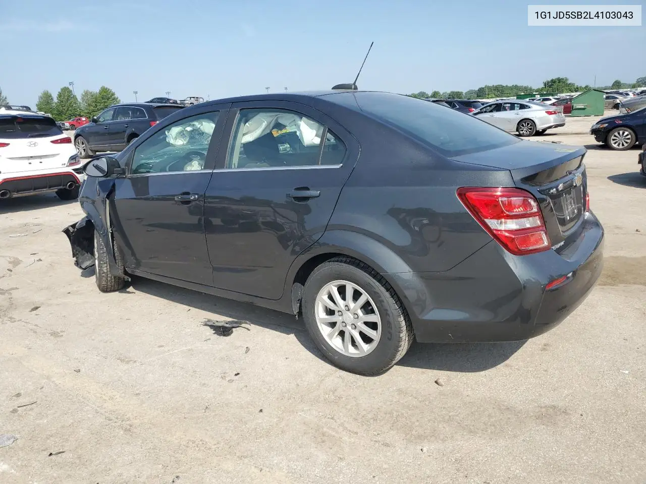 2020 Chevrolet Sonic Lt VIN: 1G1JD5SB2L4103043 Lot: 62233075