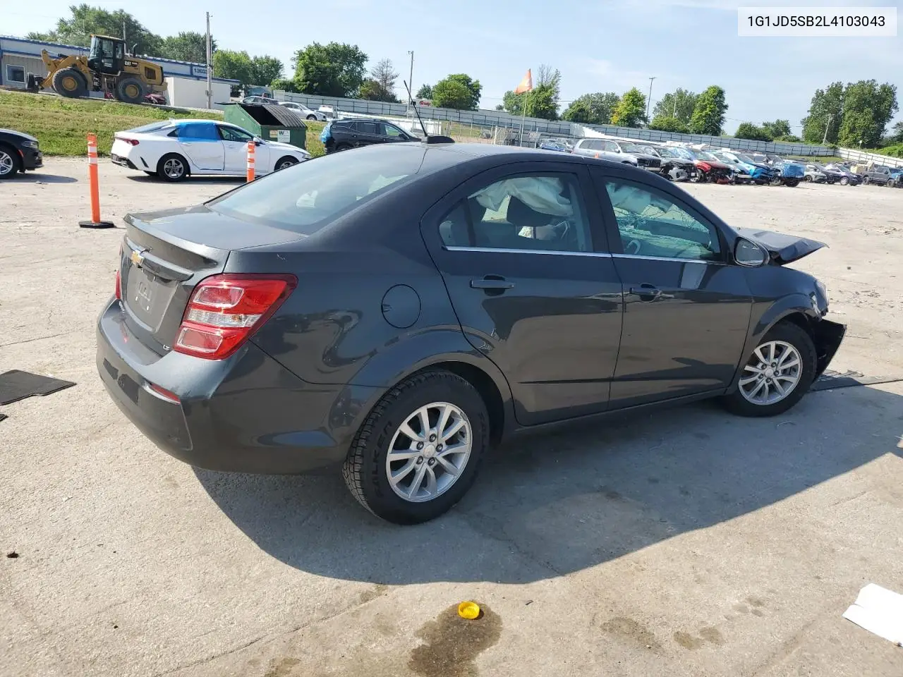 2020 Chevrolet Sonic Lt VIN: 1G1JD5SB2L4103043 Lot: 62233075