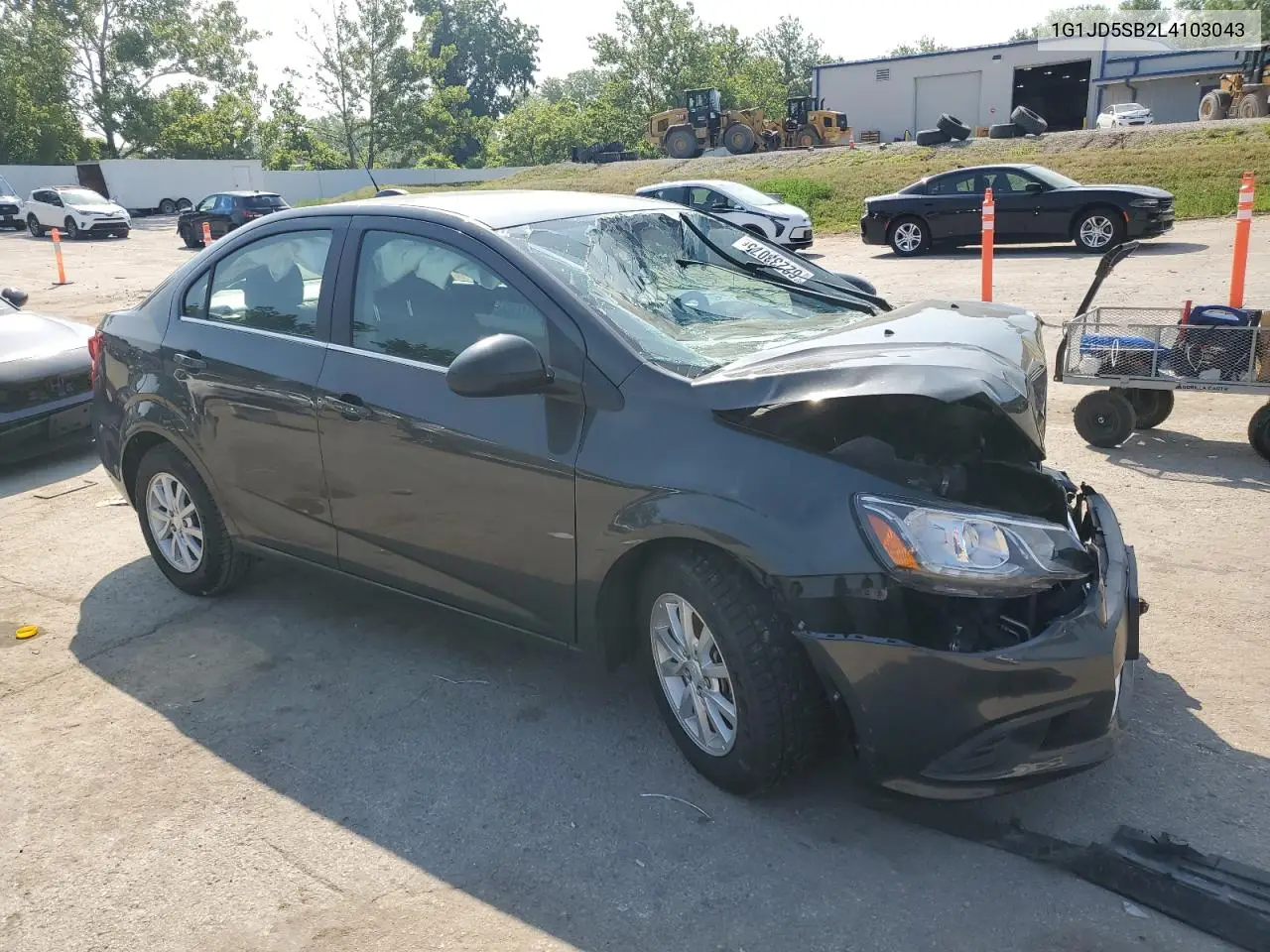 2020 Chevrolet Sonic Lt VIN: 1G1JD5SB2L4103043 Lot: 62233075