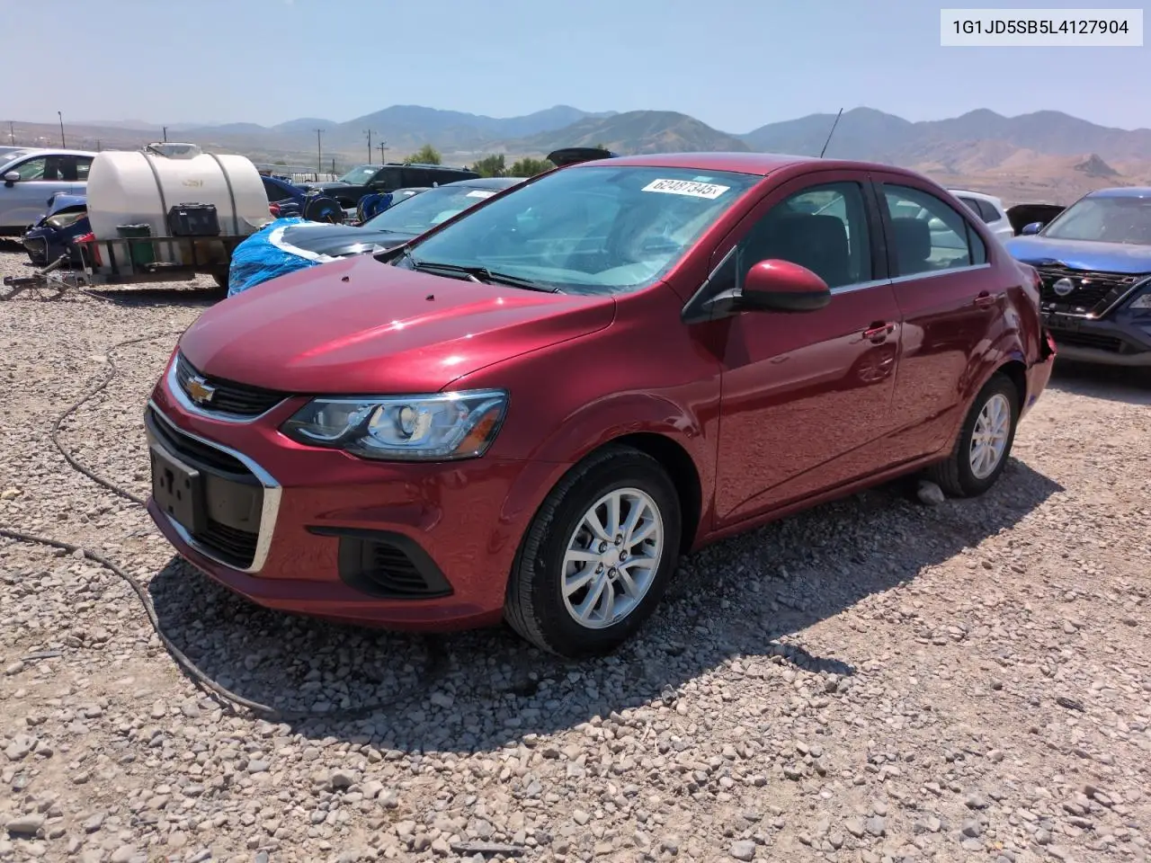 2020 Chevrolet Sonic Lt VIN: 1G1JD5SB5L4127904 Lot: 62487345