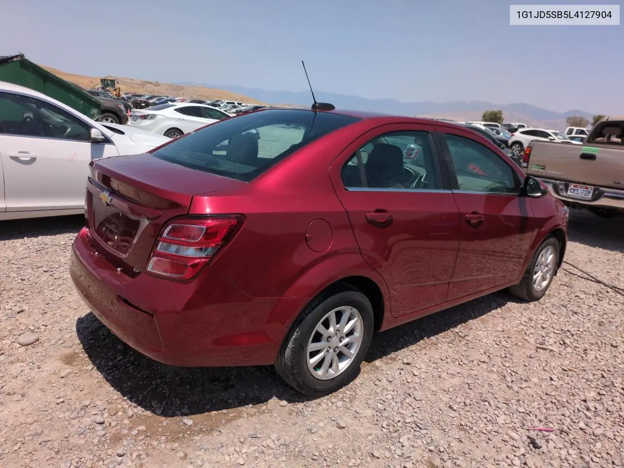 2020 Chevrolet Sonic Lt VIN: 1G1JD5SB5L4127904 Lot: 62487345