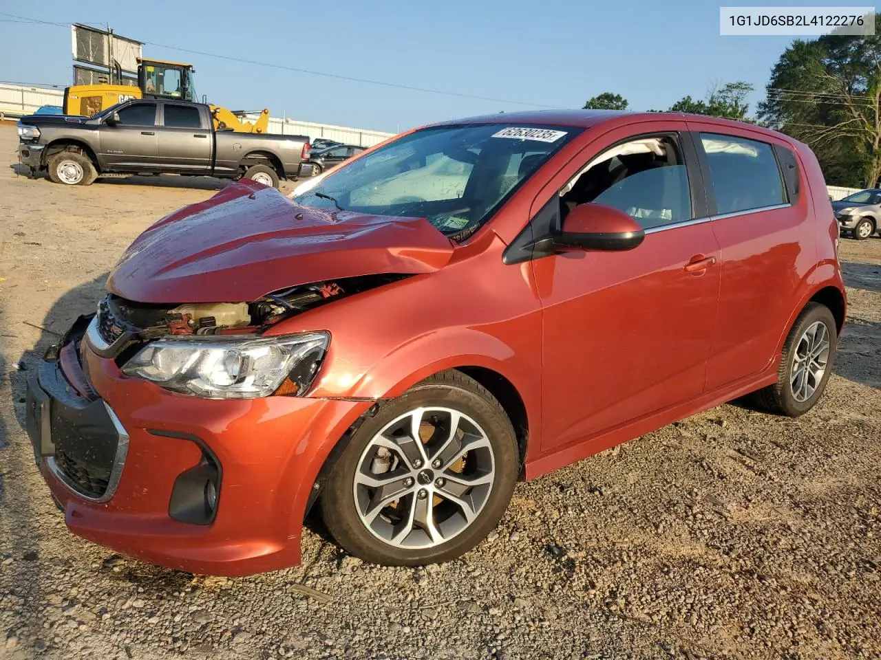 2020 Chevrolet Sonic Lt VIN: 1G1JD6SB2L4122276 Lot: 62630235