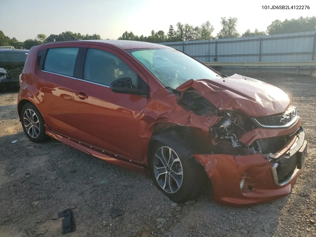 2020 Chevrolet Sonic Lt VIN: 1G1JD6SB2L4122276 Lot: 62630235