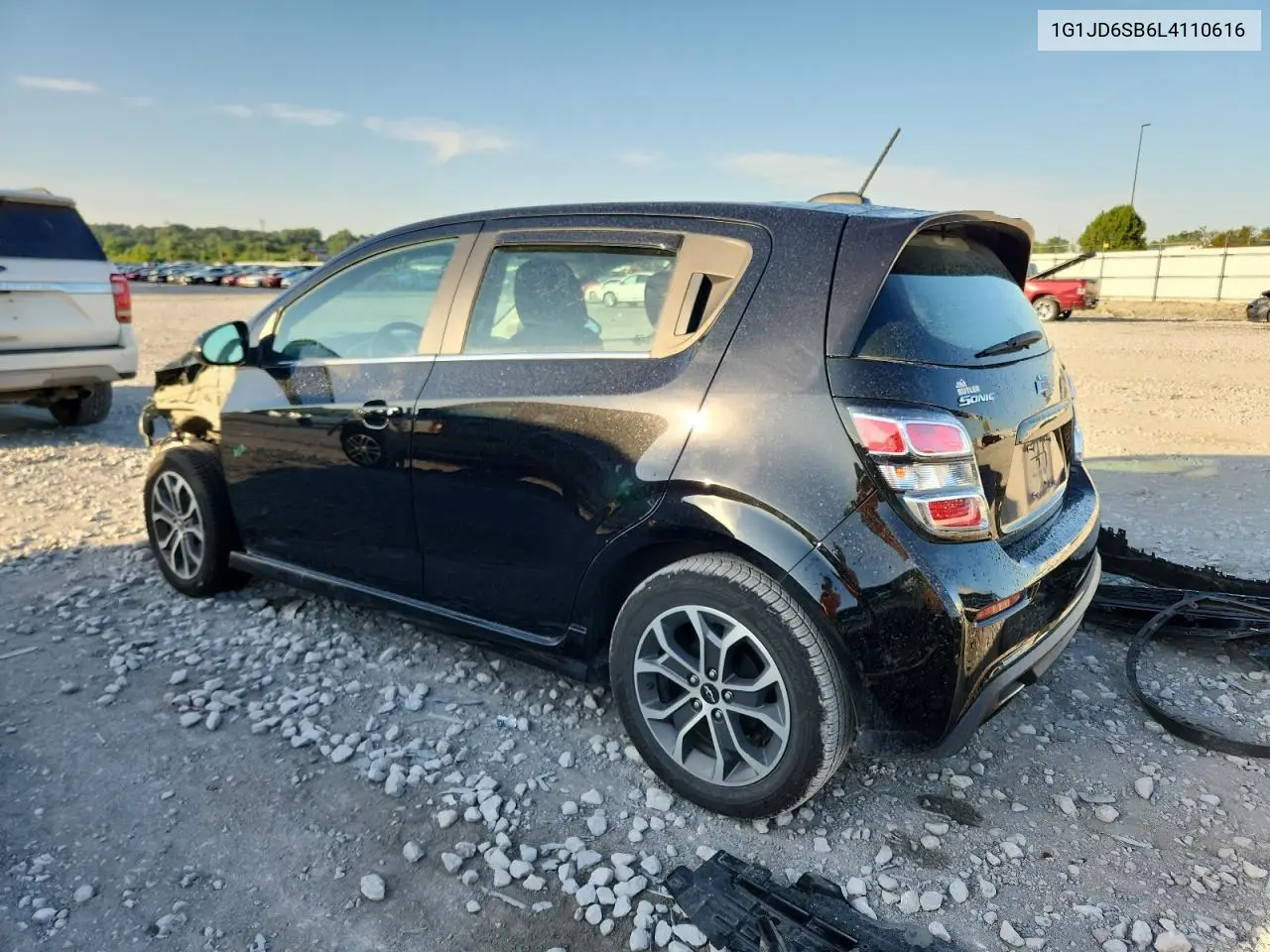 2020 Chevrolet Sonic Lt VIN: 1G1JD6SB6L4110616 Lot: 62680225