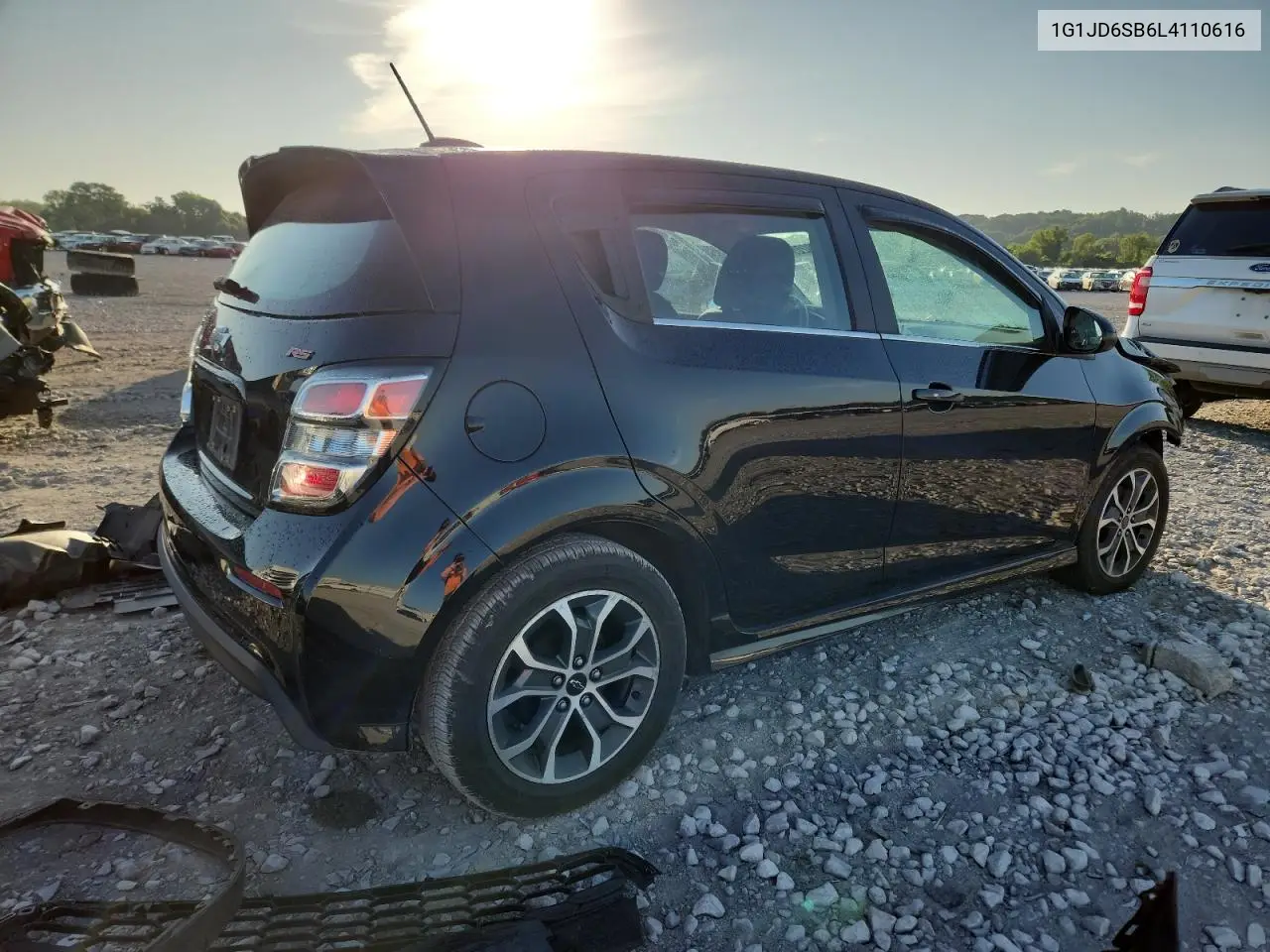 2020 Chevrolet Sonic Lt VIN: 1G1JD6SB6L4110616 Lot: 62680225