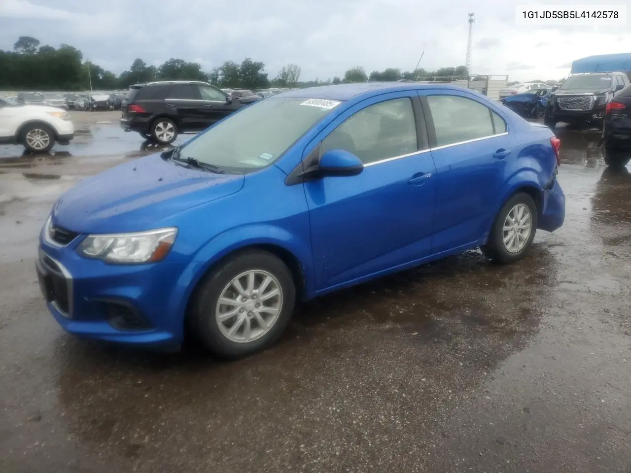 2020 Chevrolet Sonic Lt VIN: 1G1JD5SB5L4142578 Lot: 63000405