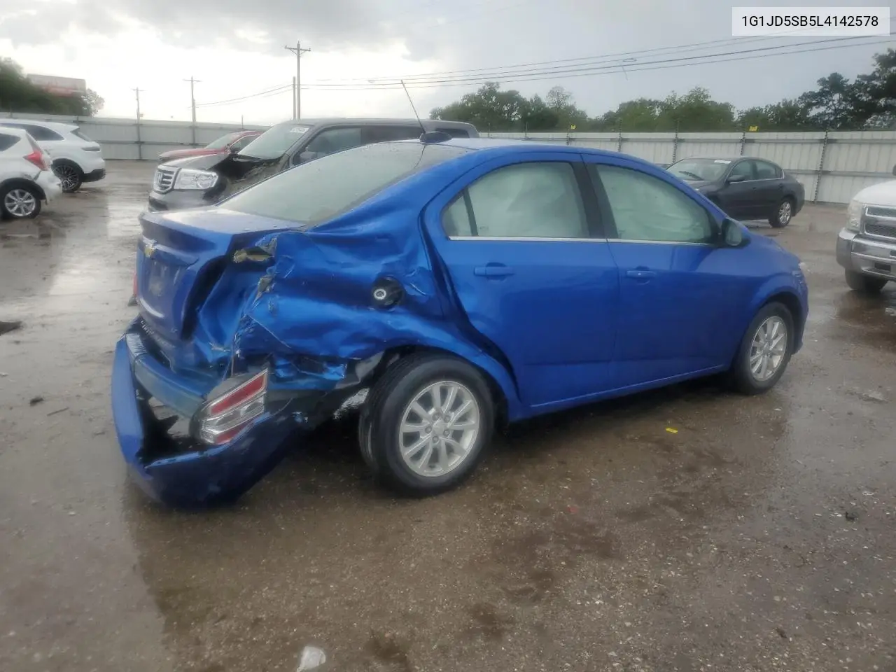 2020 Chevrolet Sonic Lt VIN: 1G1JD5SB5L4142578 Lot: 63000405