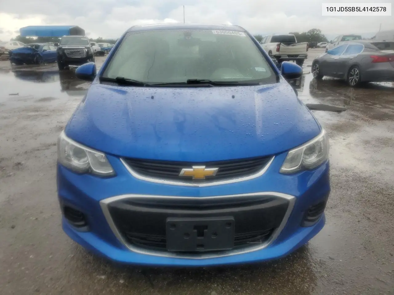 2020 Chevrolet Sonic Lt VIN: 1G1JD5SB5L4142578 Lot: 63000405