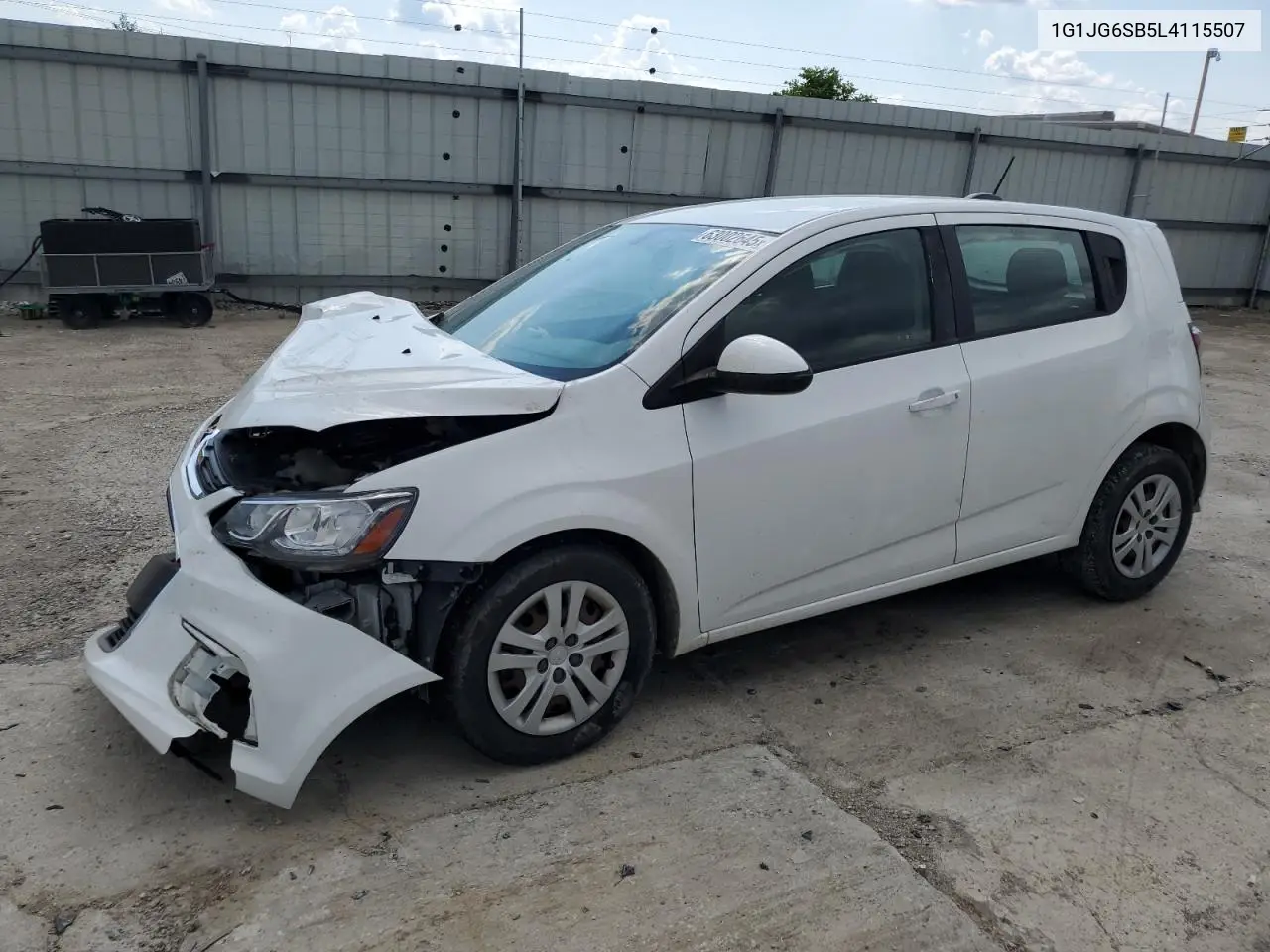 2020 Chevrolet Sonic VIN: 1G1JG6SB5L4115507 Lot: 63002645