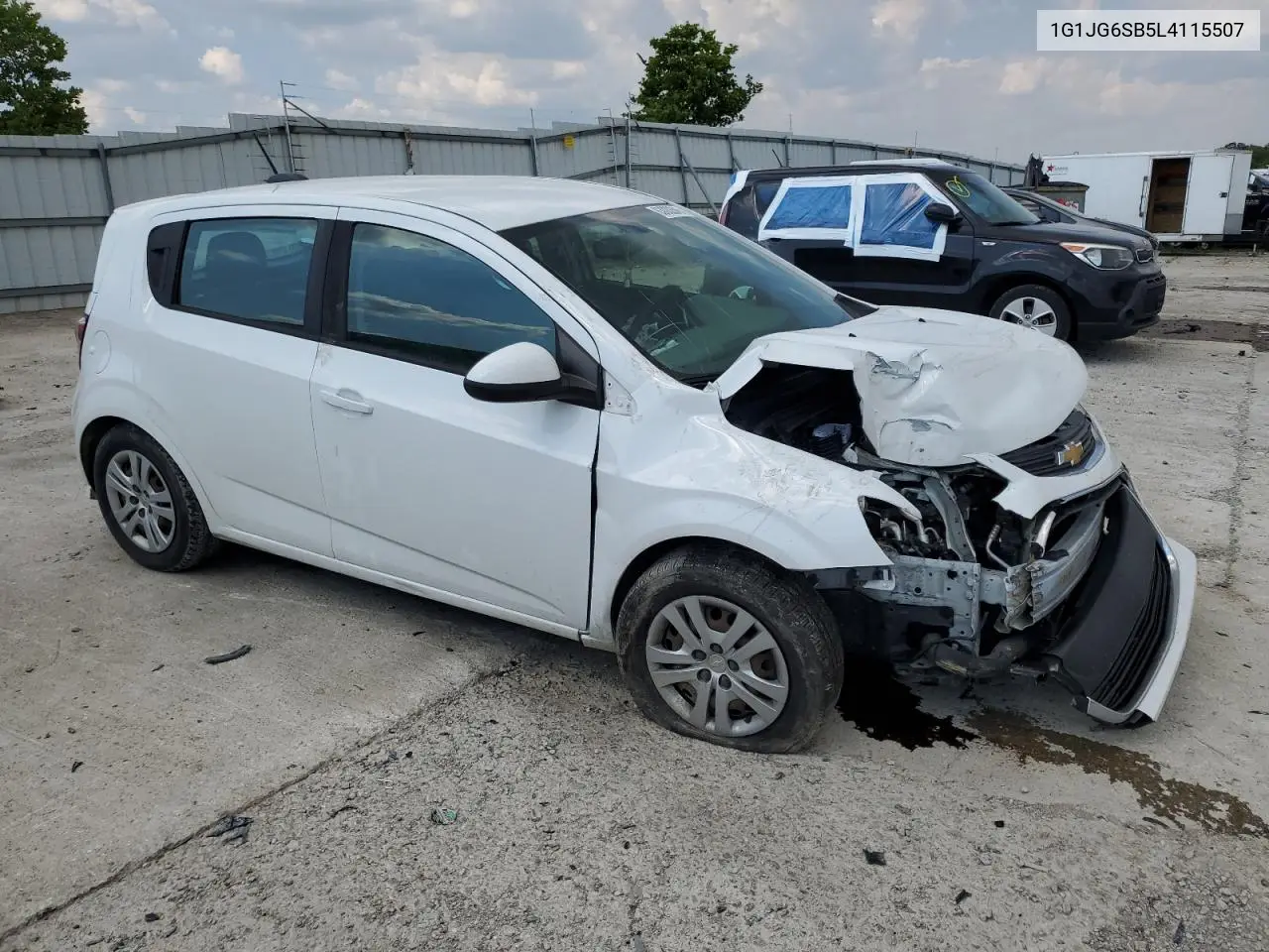 2020 Chevrolet Sonic VIN: 1G1JG6SB5L4115507 Lot: 63002645