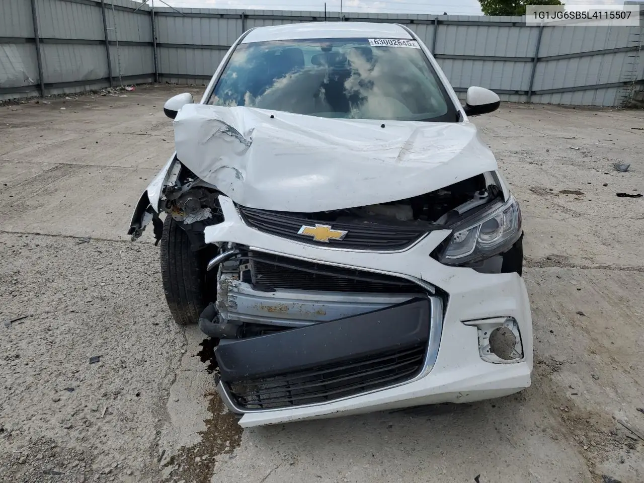 2020 Chevrolet Sonic VIN: 1G1JG6SB5L4115507 Lot: 63002645