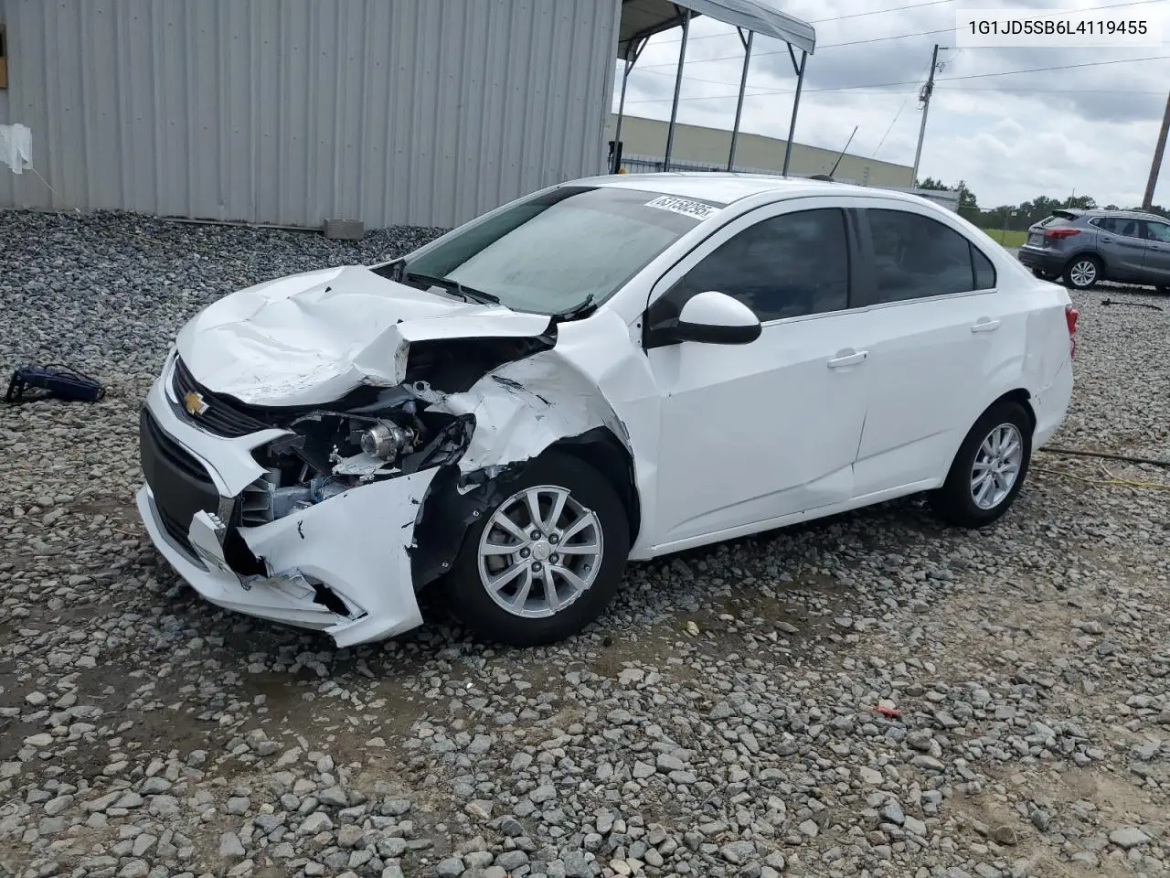 2020 Chevrolet Sonic Lt VIN: 1G1JD5SB6L4119455 Lot: 63158295