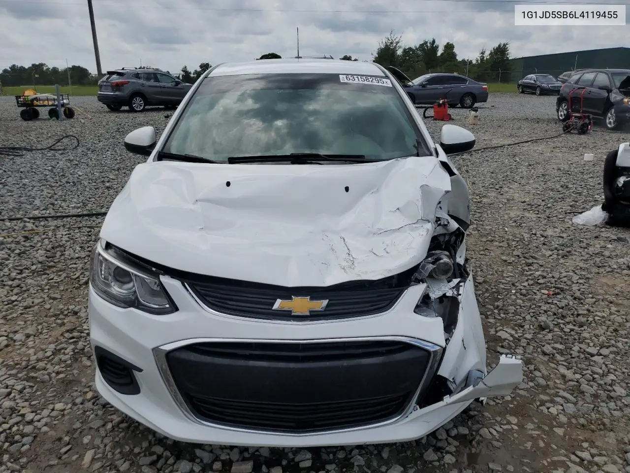 2020 Chevrolet Sonic Lt VIN: 1G1JD5SB6L4119455 Lot: 63158295