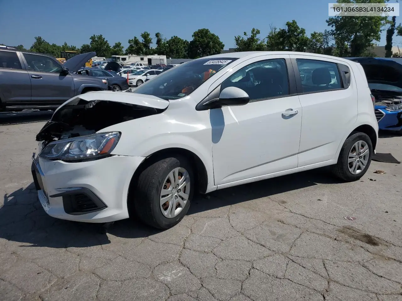 2020 Chevrolet Sonic VIN: 1G1JG6SB3L4134234 Lot: 63408645
