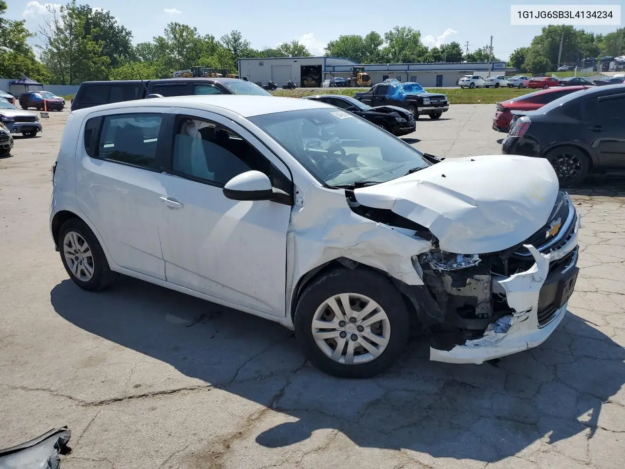 2020 Chevrolet Sonic VIN: 1G1JG6SB3L4134234 Lot: 63408645
