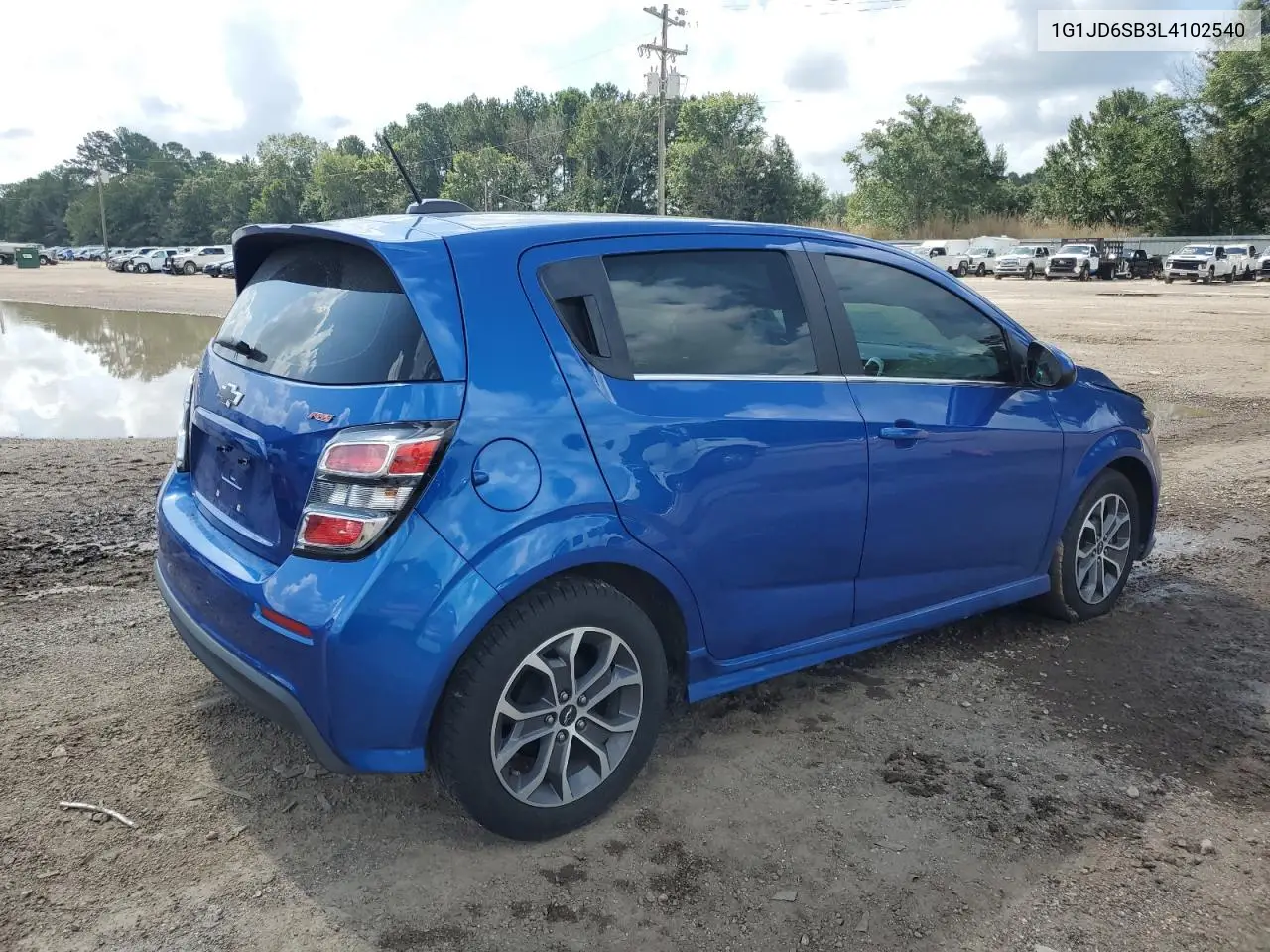2020 Chevrolet Sonic Lt VIN: 1G1JD6SB3L4102540 Lot: 63662965