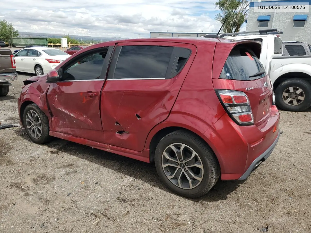 2020 Chevrolet Sonic Lt VIN: 1G1JD6SB1L4100575 Lot: 63663805