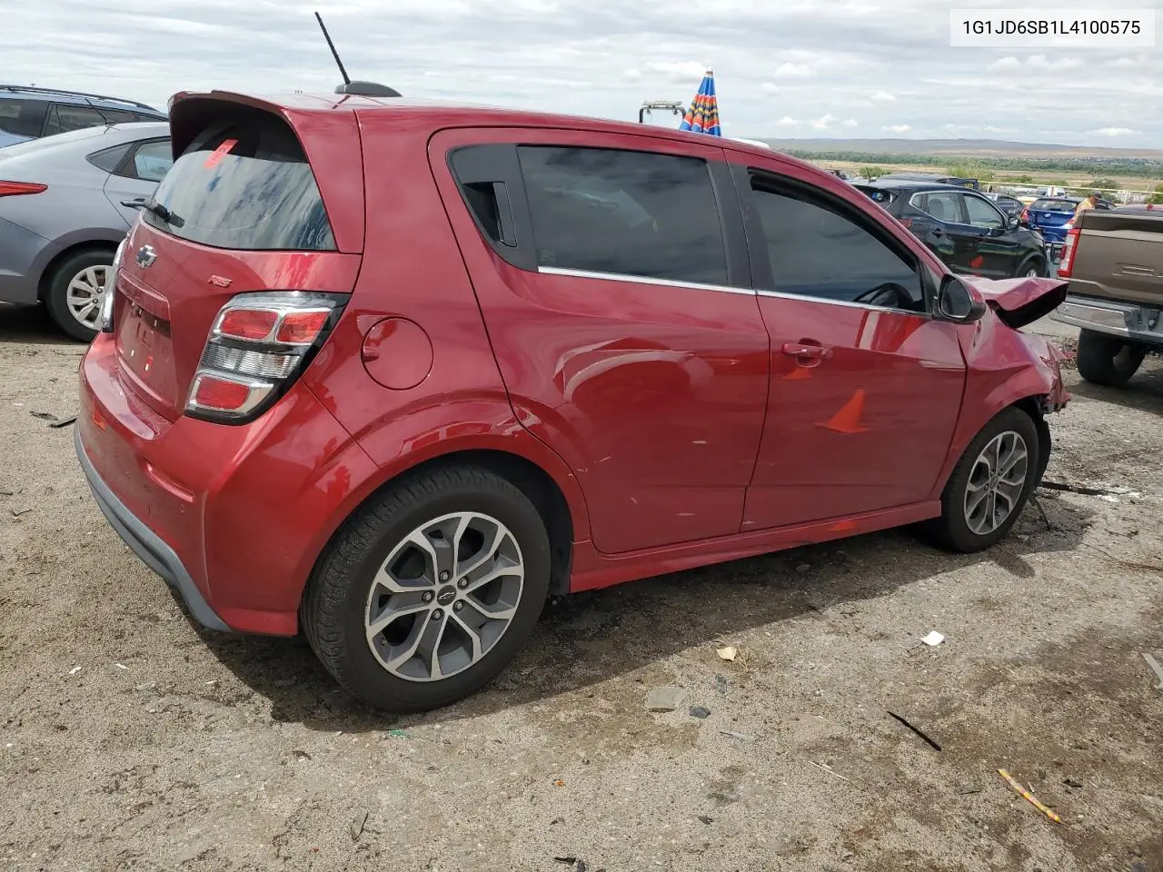 2020 Chevrolet Sonic Lt VIN: 1G1JD6SB1L4100575 Lot: 63663805