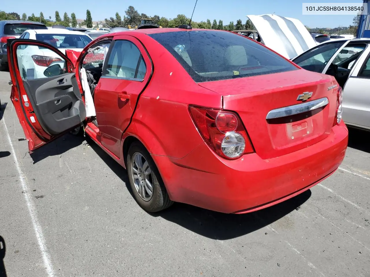 2020 Chevrolet Sonic Lt VIN: 1G1JC5SH8G4138540 Lot: 63833774