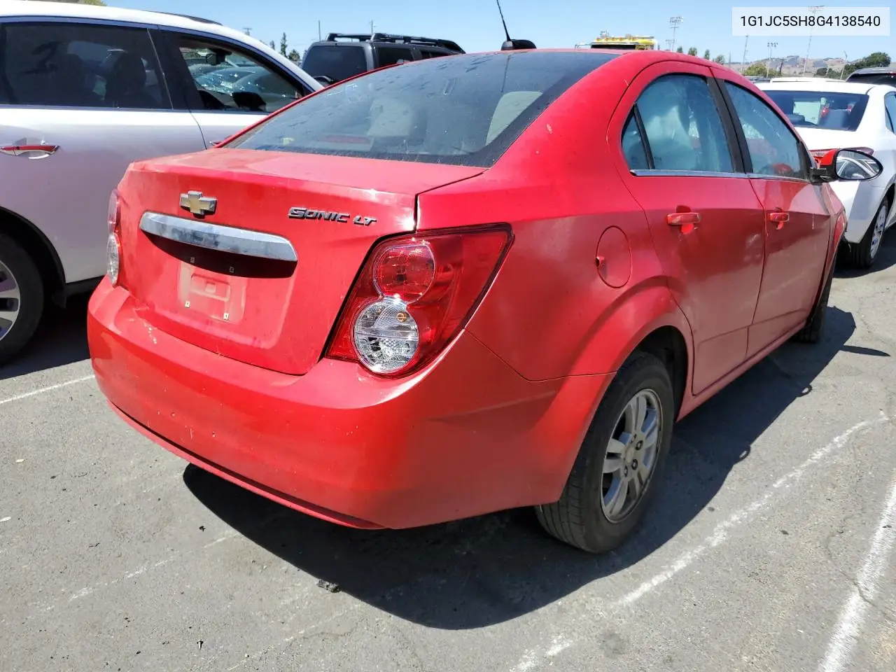 2020 Chevrolet Sonic Lt VIN: 1G1JC5SH8G4138540 Lot: 63833774