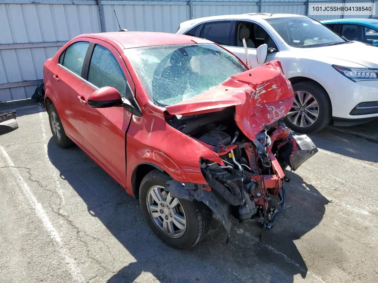 2020 Chevrolet Sonic Lt VIN: 1G1JC5SH8G4138540 Lot: 63833774