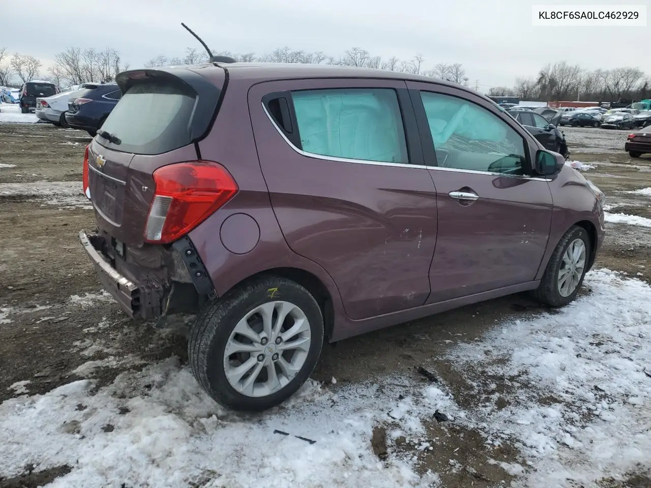 2020 Chevrolet Spark 2Lt VIN: KL8CF6SA0LC462929 Lot: 88101645
