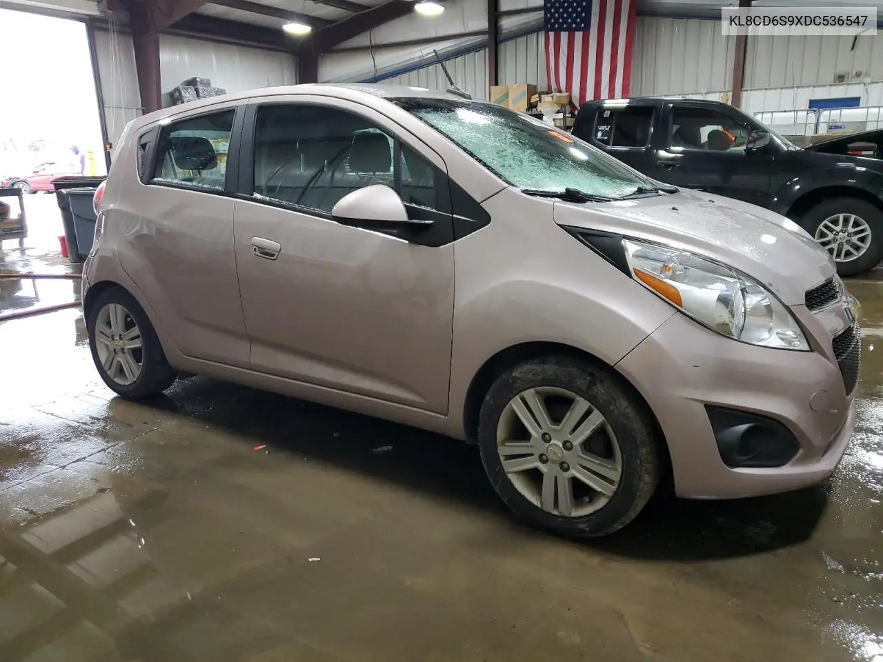 2013 Chevrolet Spark 1Lt VIN: KL8CD6S9XDC536547 Lot: 48154625