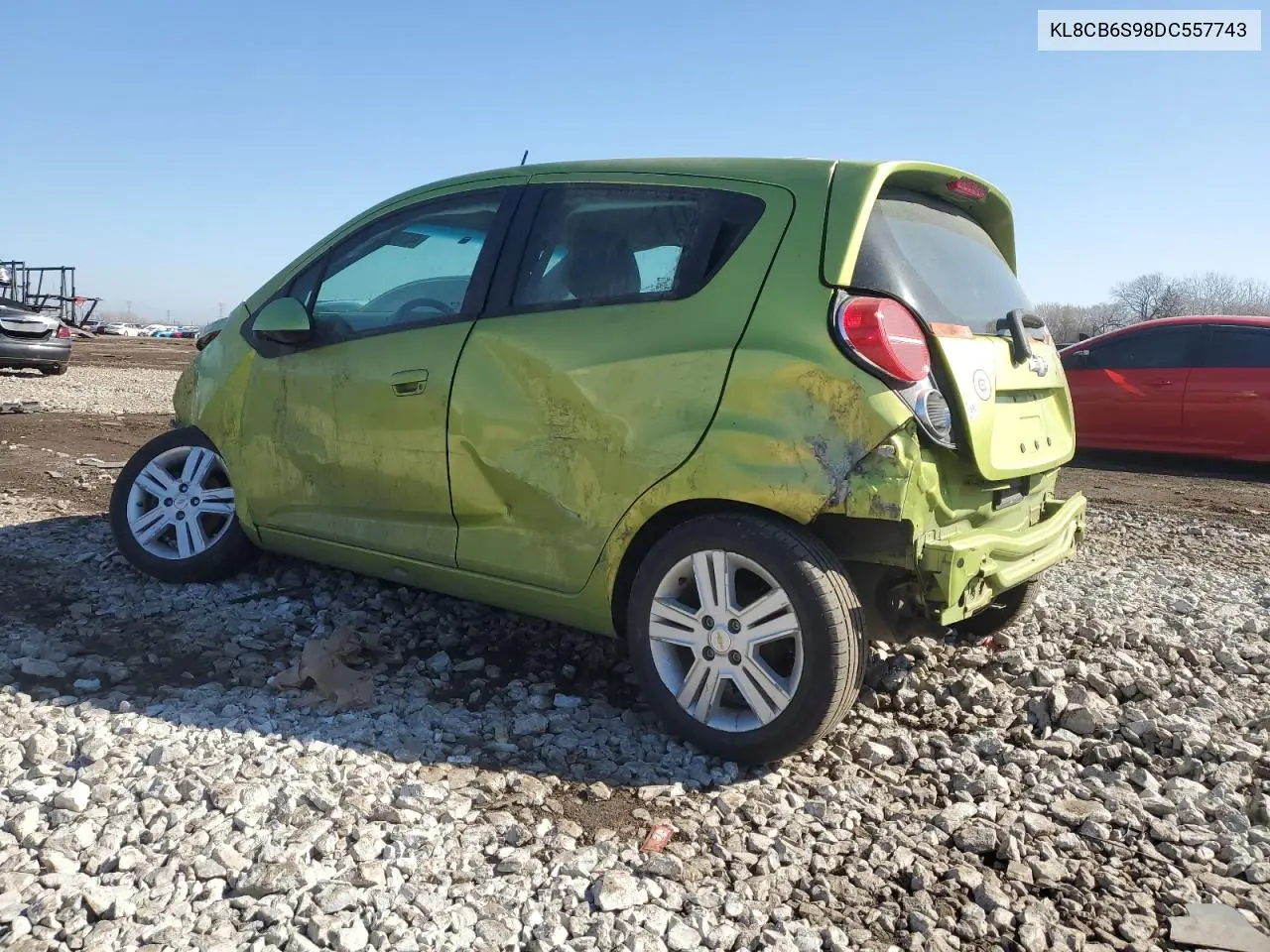 2013 Chevrolet Spark Ls VIN: KL8CB6S98DC557743 Lot: 48761625