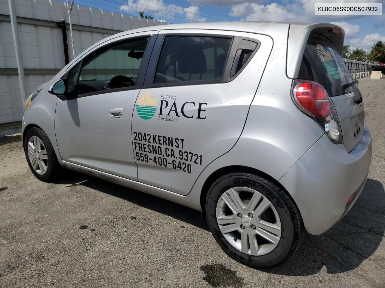 2013 Chevrolet Spark 1Lt VIN: KL8CD6S90DC507932 Lot: 51860935