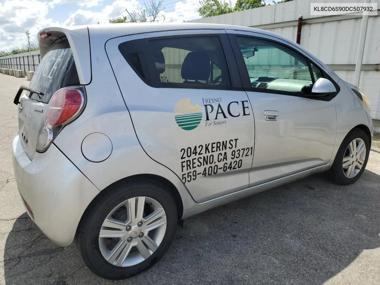 2013 Chevrolet Spark 1Lt VIN: KL8CD6S90DC507932 Lot: 51860935