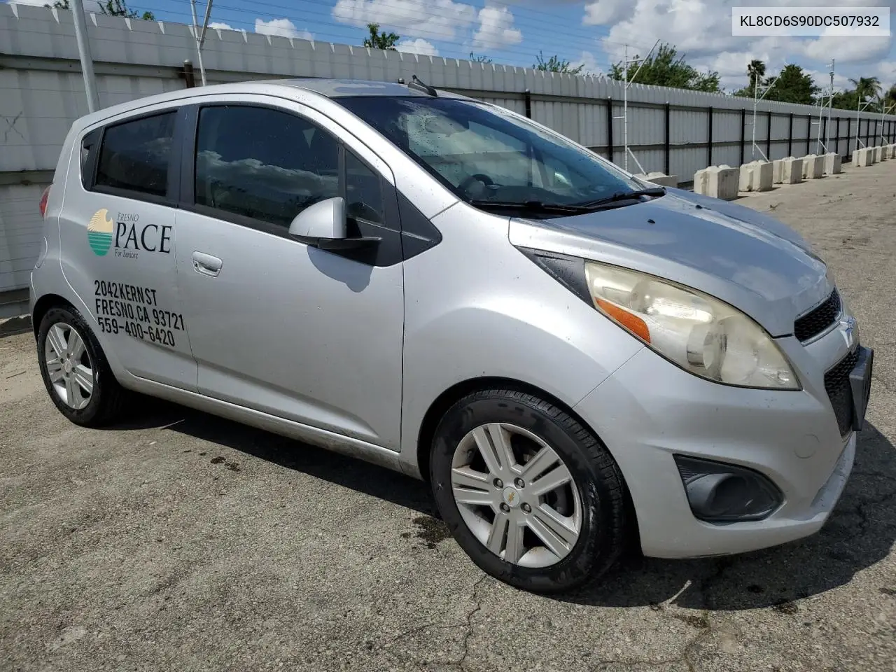 2013 Chevrolet Spark 1Lt VIN: KL8CD6S90DC507932 Lot: 51860935