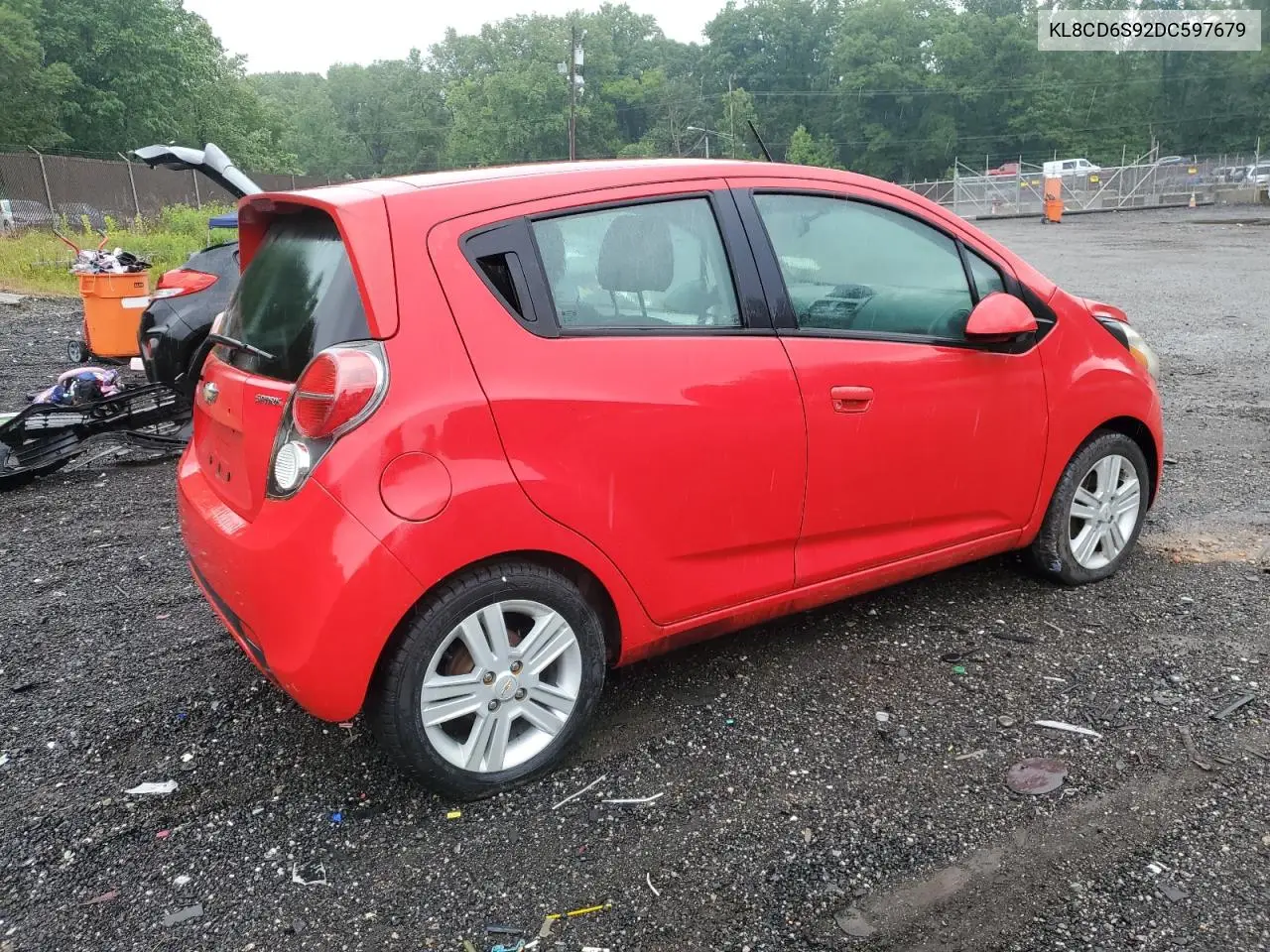 2013 Chevrolet Spark 1Lt VIN: KL8CD6S92DC597679 Lot: 56959005