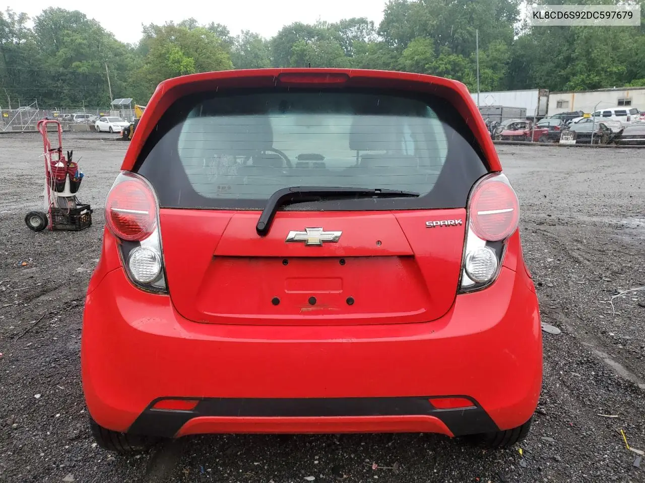 2013 Chevrolet Spark 1Lt VIN: KL8CD6S92DC597679 Lot: 56959005