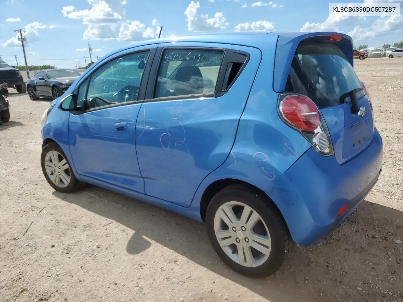 2013 Chevrolet Spark Ls VIN: KL8CB6S90DC507287 Lot: 62407015