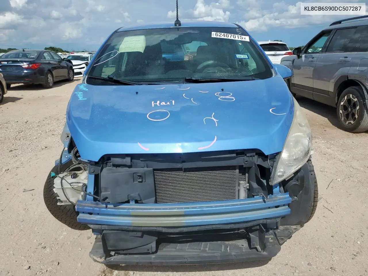 2013 Chevrolet Spark Ls VIN: KL8CB6S90DC507287 Lot: 62407015
