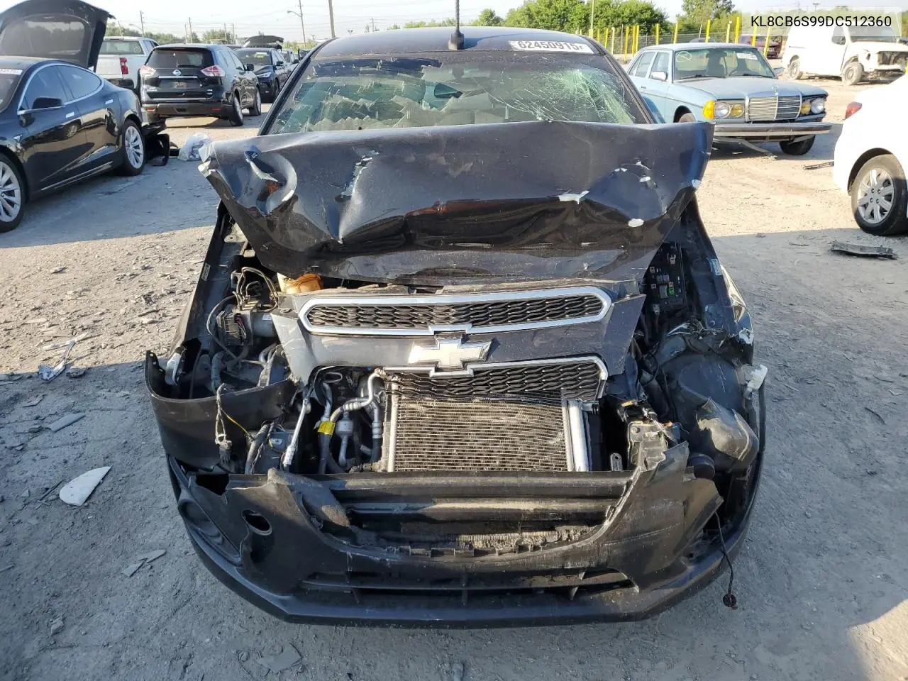 2013 Chevrolet Spark Ls VIN: KL8CB6S99DC512360 Lot: 62450915