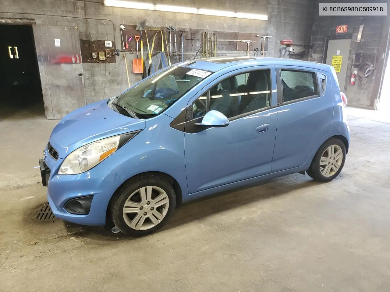 2013 Chevrolet Spark Ls VIN: KL8CB6S98DC509918 Lot: 62914475