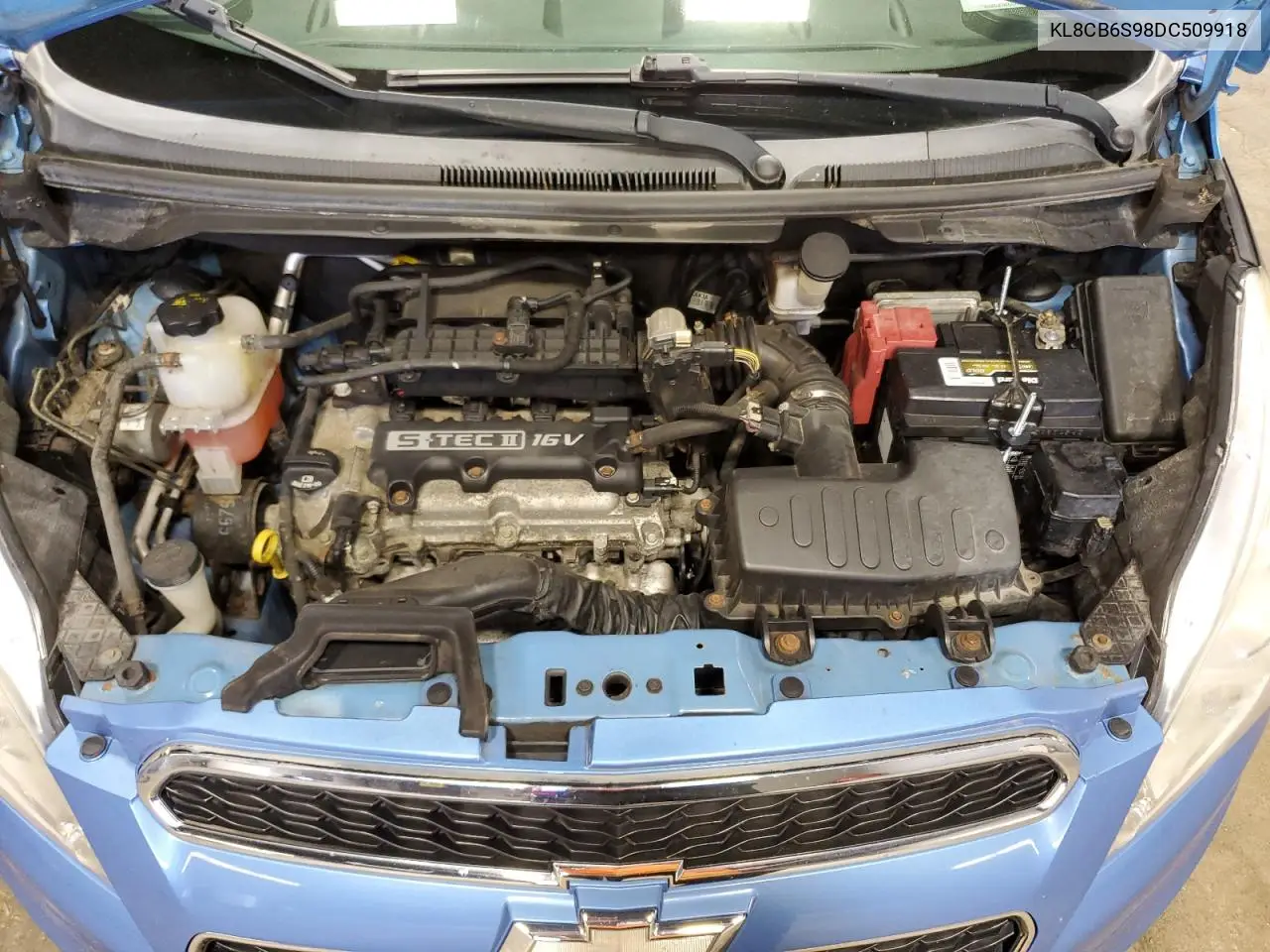 2013 Chevrolet Spark Ls VIN: KL8CB6S98DC509918 Lot: 62914475
