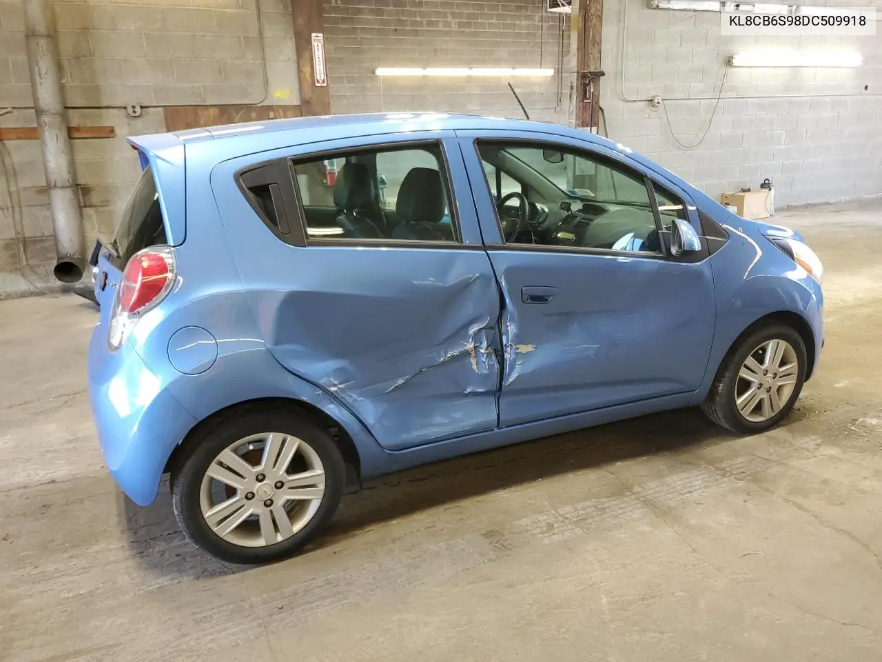 2013 Chevrolet Spark Ls VIN: KL8CB6S98DC509918 Lot: 62914475