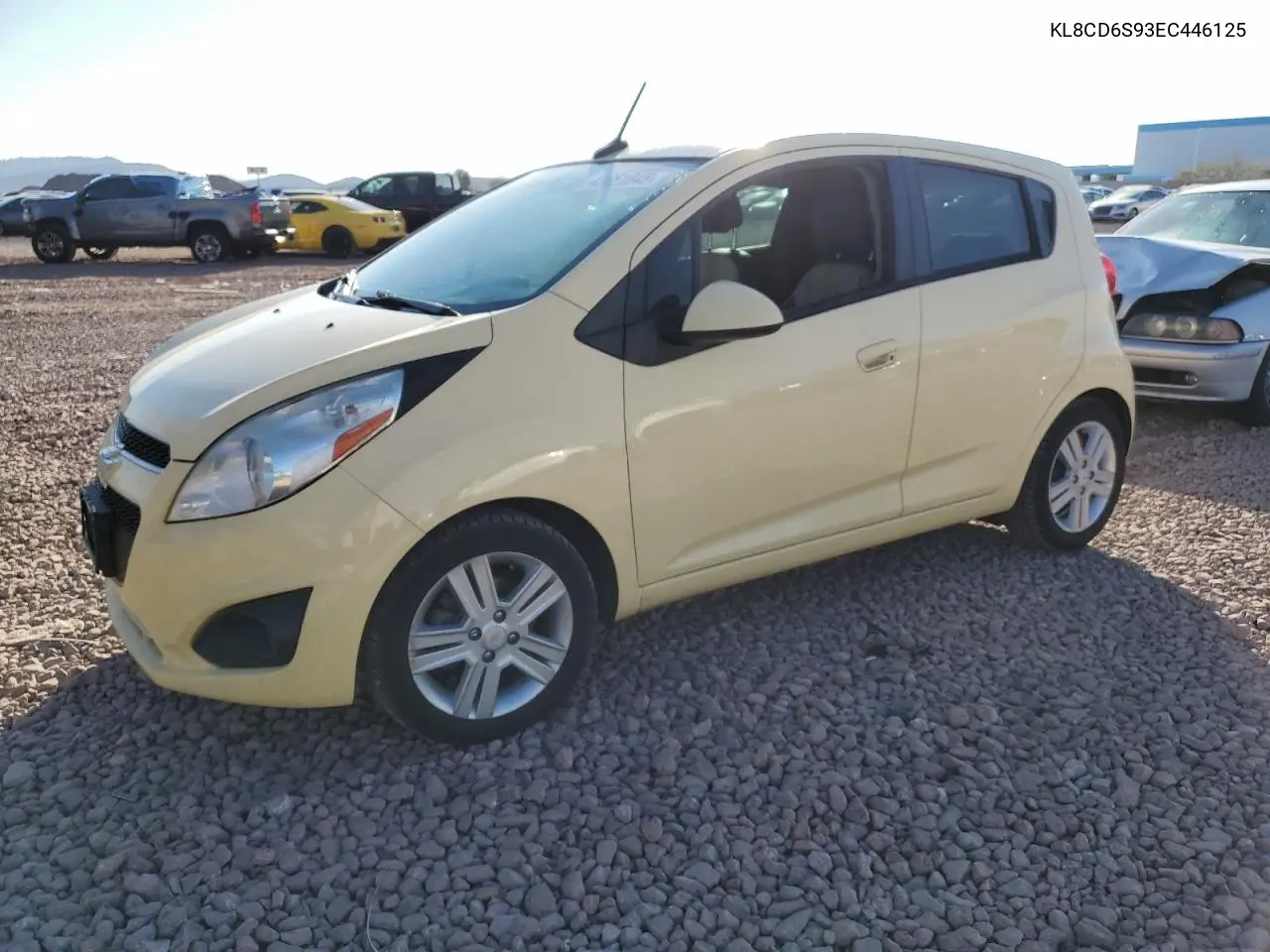 2014 Chevrolet Spark 1Lt VIN: KL8CD6S93EC446125 Lot: 42651045