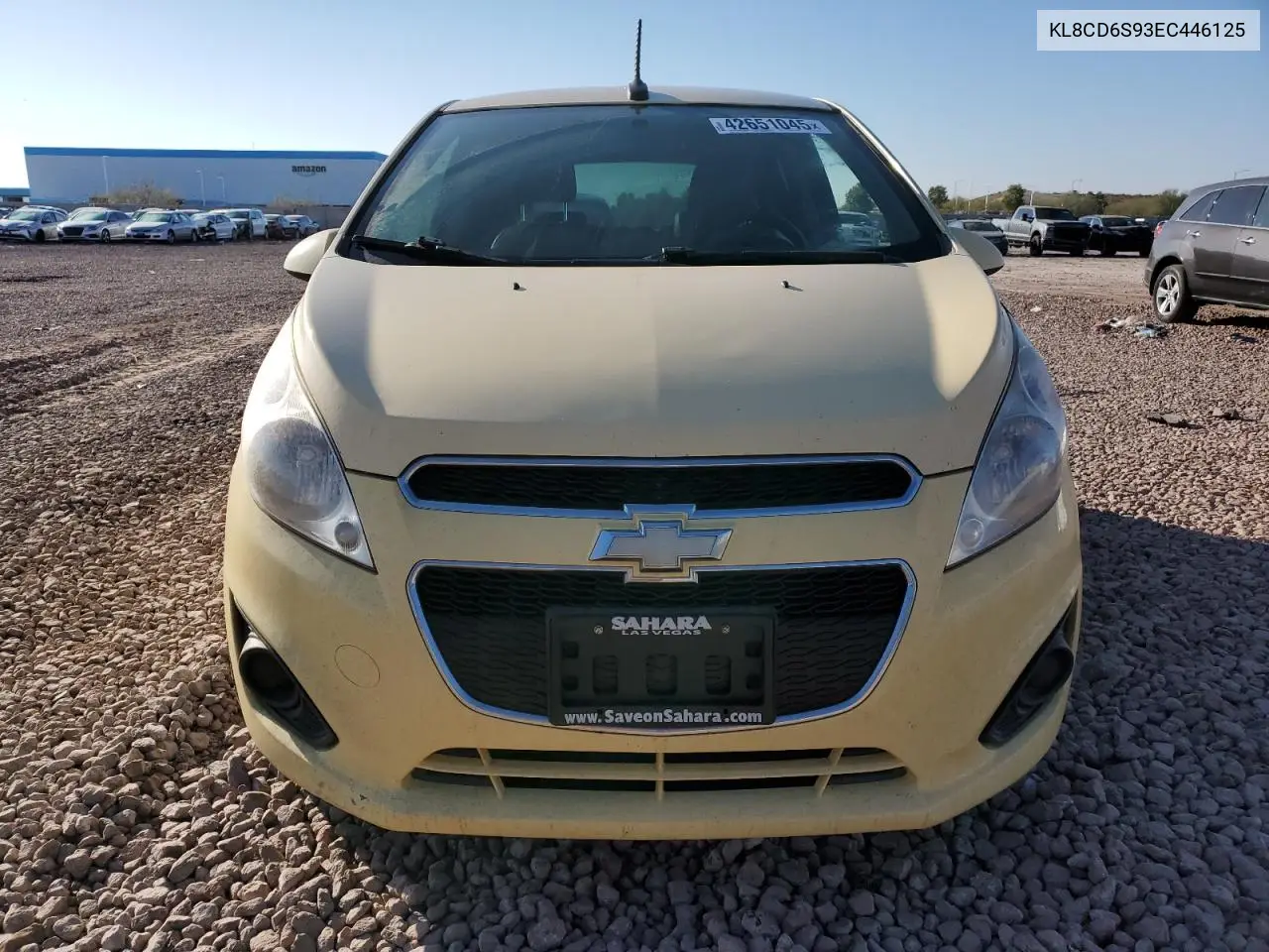2014 Chevrolet Spark 1Lt VIN: KL8CD6S93EC446125 Lot: 42651045