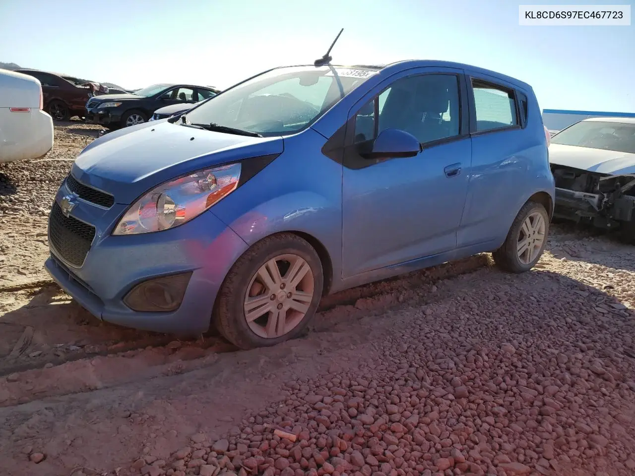 2014 Chevrolet Spark 1Lt VIN: KL8CD6S97EC467723 Lot: 46438195