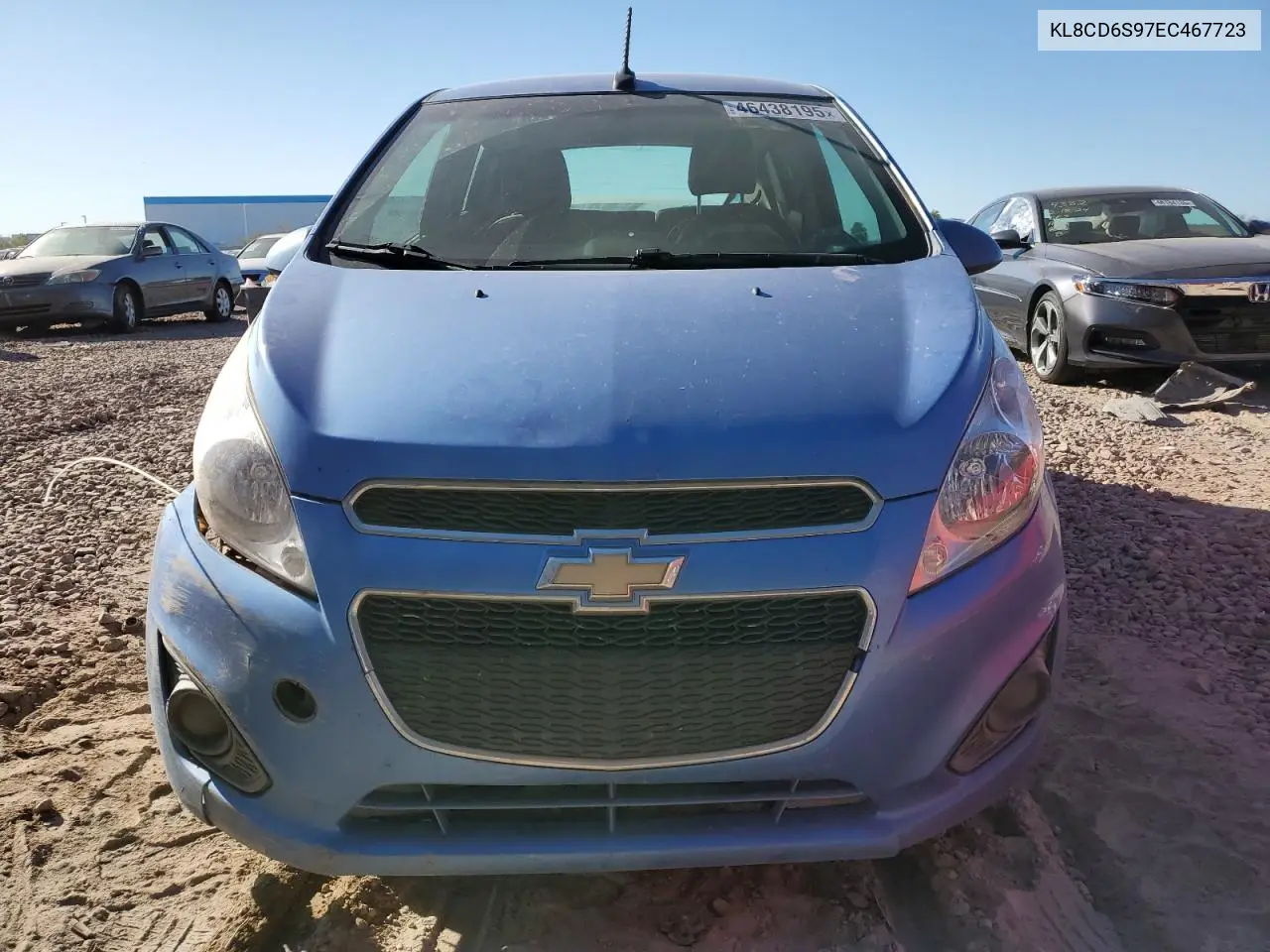 2014 Chevrolet Spark 1Lt VIN: KL8CD6S97EC467723 Lot: 46438195
