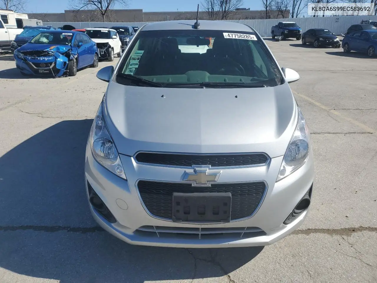 2014 Chevrolet Spark Ls VIN: KL8CA6S99EC583692 Lot: 47758285