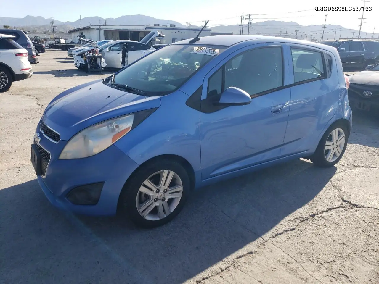 2014 Chevrolet Spark 1Lt VIN: KL8CD6S98EC537133 Lot: 48157575