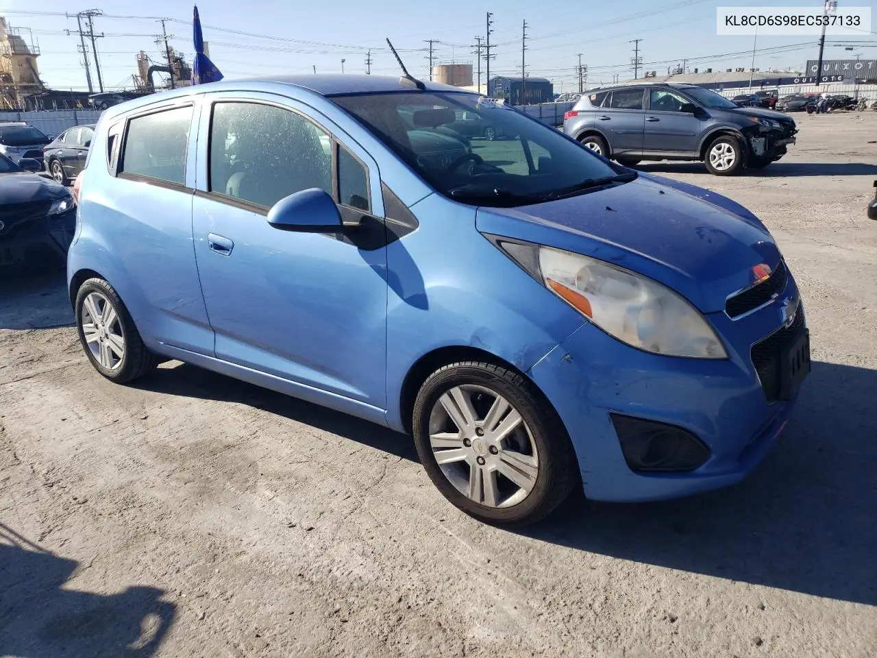 2014 Chevrolet Spark 1Lt VIN: KL8CD6S98EC537133 Lot: 48157575